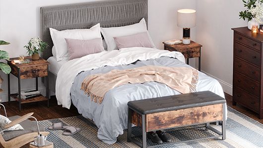 Piece Together a Comfy Look Around Your Bed